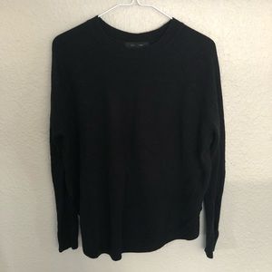 Black scoop sweater